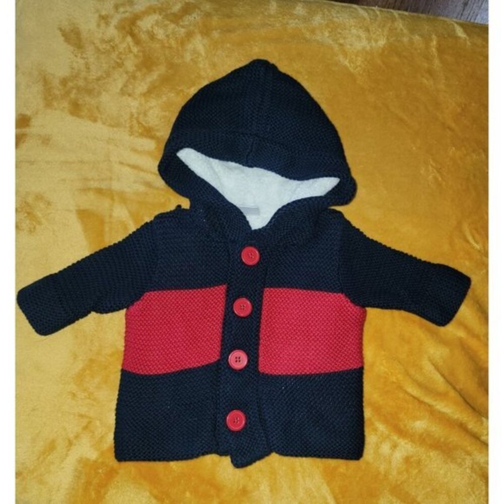 Hanna Andersson knit jacket, 0-3mo‎